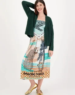 ME369 Vanessa Midi Skirt SAFARI