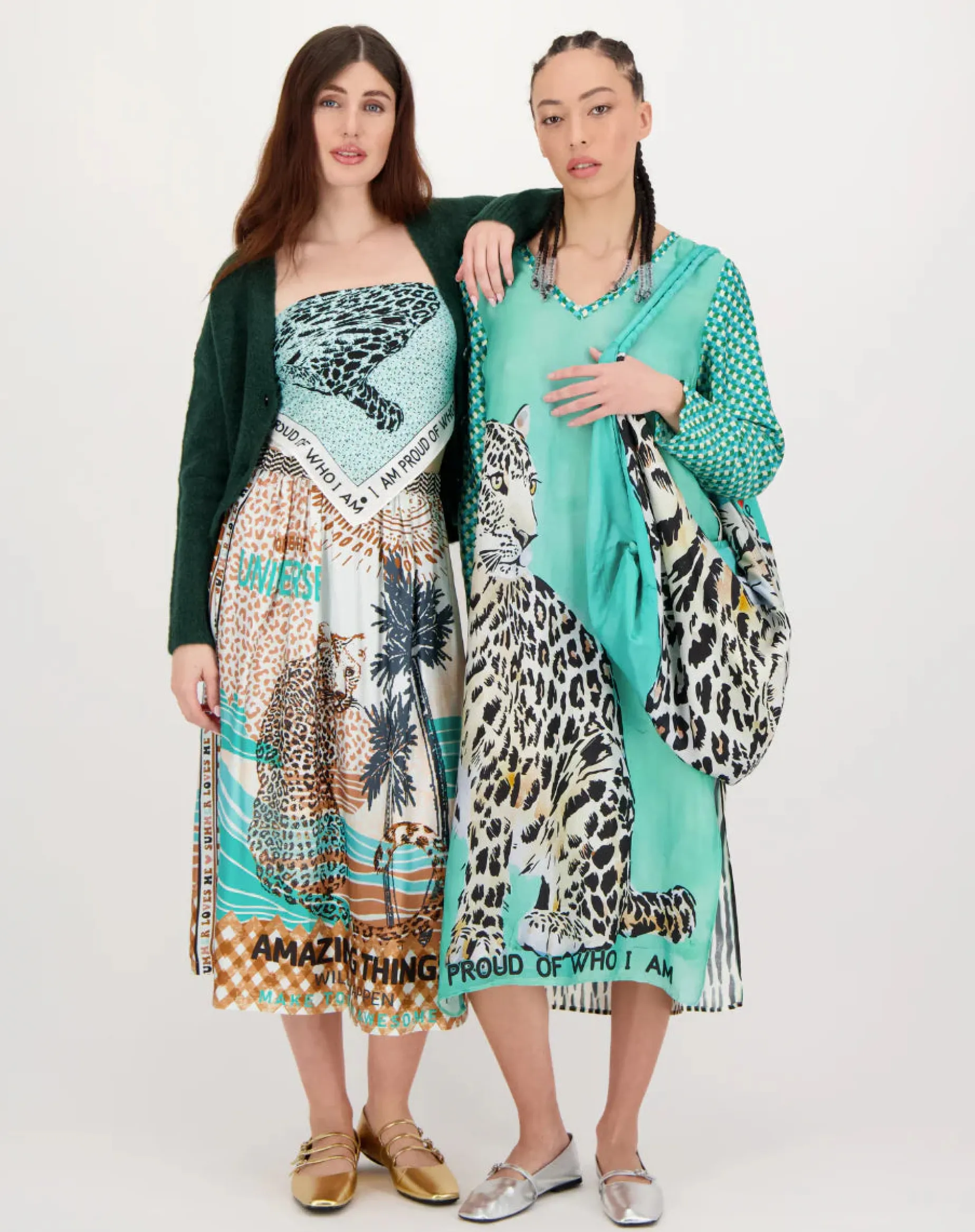 ME369 Vanessa Midi Skirt SAFARI