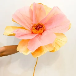MOONLIGHT Paper Flower Large APRICOT