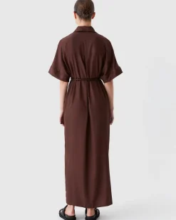MORRISON Chloe Dress CHOCOLATE