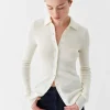 MORRISON Loren Knit Cardigan CREAM