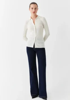 MORRISON Loren Knit Cardigan CREAM