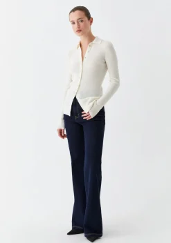 MORRISON Loren Knit Cardigan CREAM