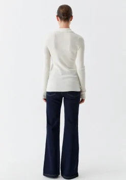 MORRISON Loren Knit Cardigan CREAM