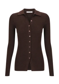 MORRISON Loren Knit Cardigan BARK