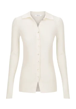 MORRISON Loren Knit Cardigan CREAM
