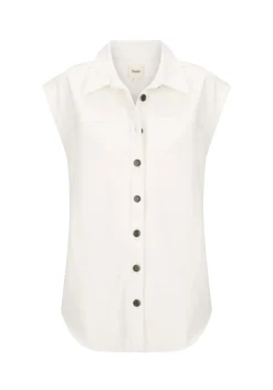 MORRISON Theo Denim Vest WHITE