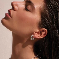MURKANI Eterna Hoop Earrings SILVER