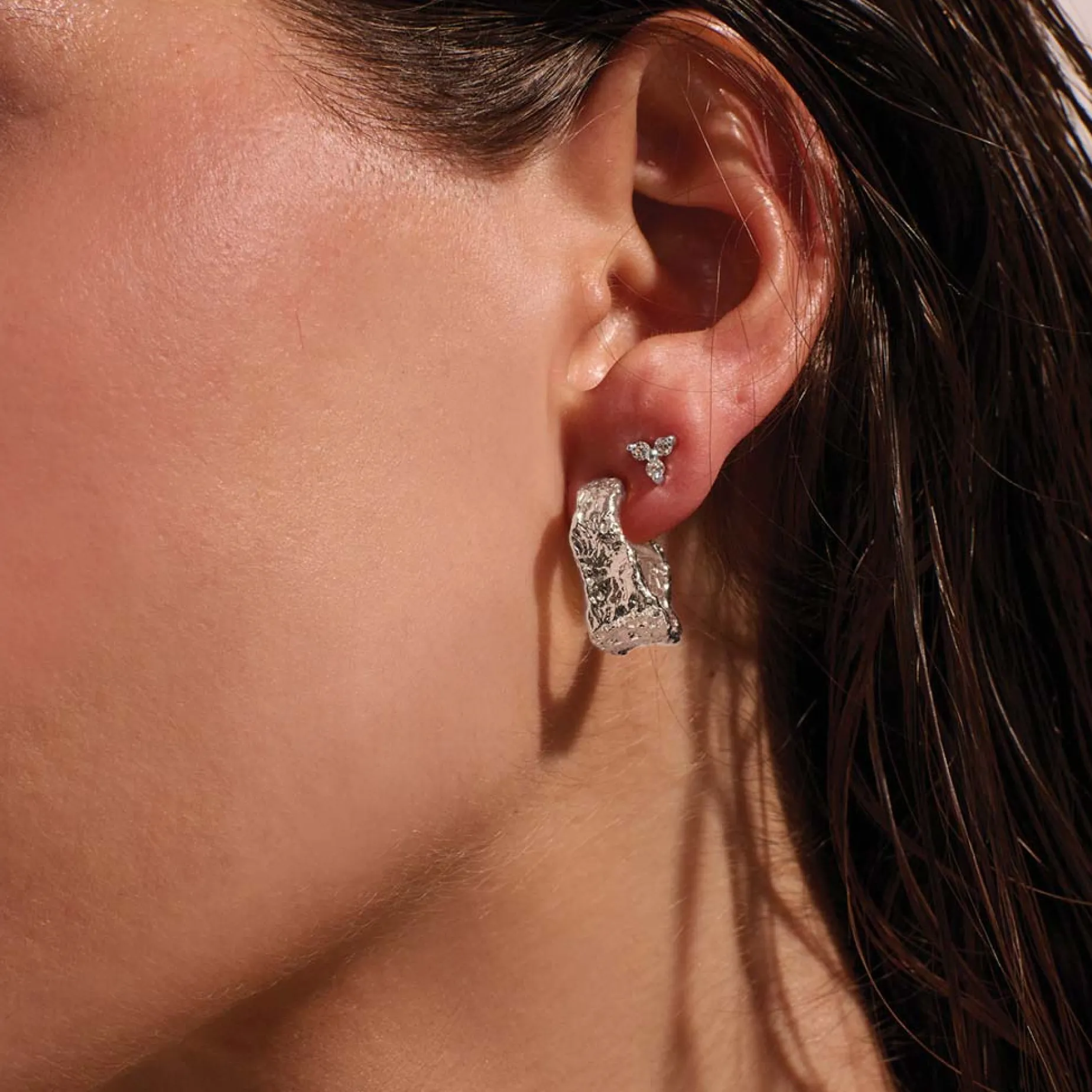 MURKANI Eterna Hoop Earrings SILVER