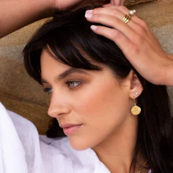 MURKANI Halcyon Small Earrings Hook 18K GOLD