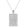 MURKANI Into the Light Rectangle Necklace SILVER