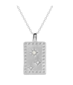MURKANI Into the Light Rectangle Necklace SILVER