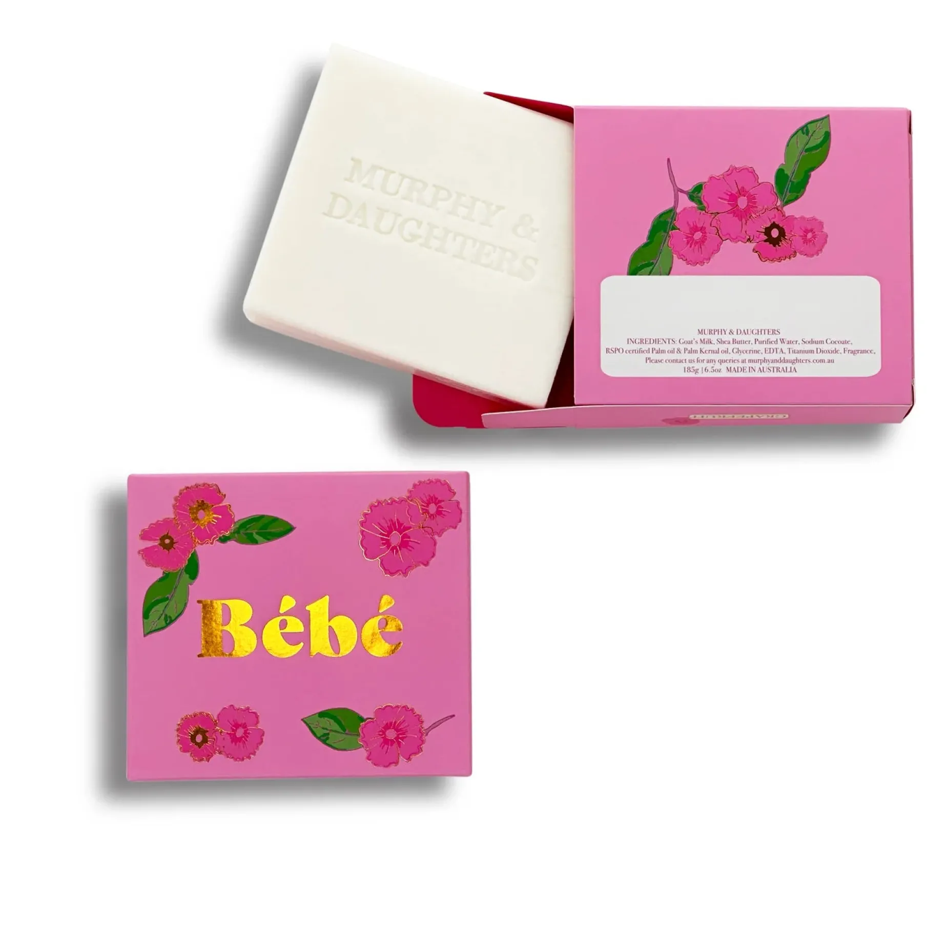 MURPHY & DAUGHTERS Bebe Soap PINK GRAPEFRUIT