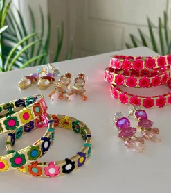 Nala Gem Earring PINK