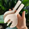 NASHI Short Salad Servers BLUSH