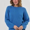 NATURALS Knit Jumper BLUEBIRD