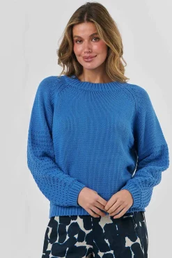 NATURALS Knit Jumper BLUEBIRD