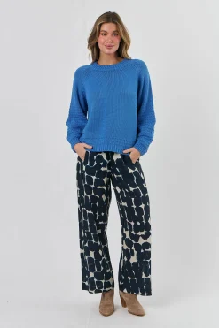 NATURALS Knit Jumper BLUEBIRD