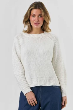 NATURALS Knit Jumper WHITE