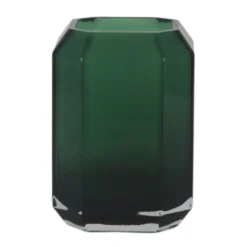 Nettle Octagon Vase EMERALD