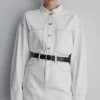 NL Sia Denim Mini Skirt SALT