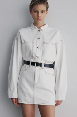 NL Sia Denim Mini Skirt SALT