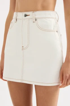 NL Sia Denim Mini Skirt SALT