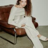 NUDE LUCY Abbott Off Shoulder Knit IVORY