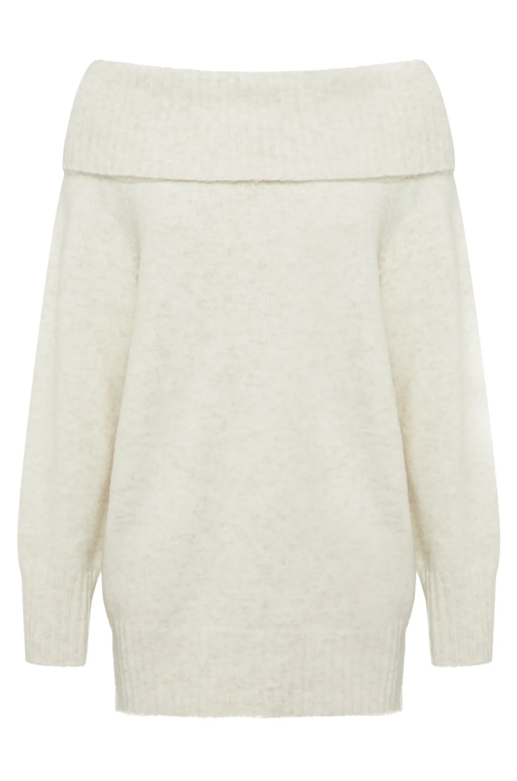 NUDE LUCY Abbott Off Shoulder Knit IVORY