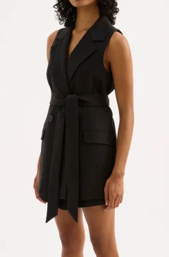 NUDE LUCY Agnes Vest BLACK