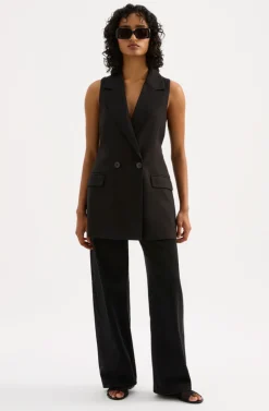 NUDE LUCY Agnes Vest BLACK