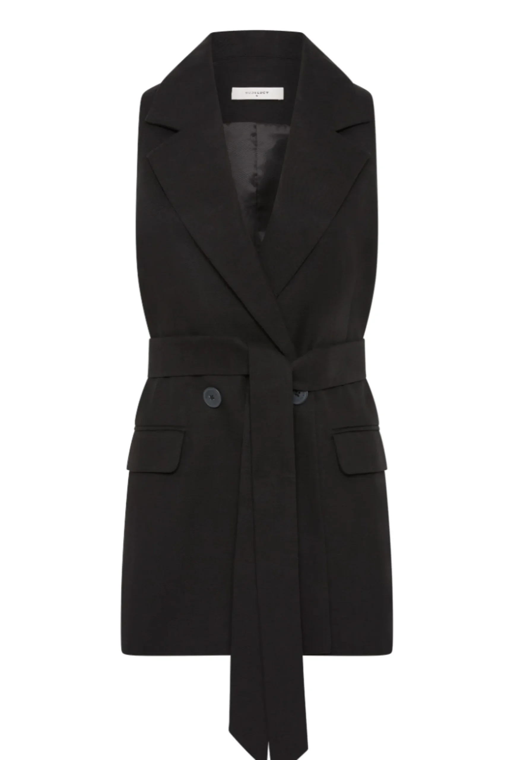 NUDE LUCY Agnes Vest BLACK