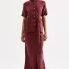 NUDE LUCY Devin Tencel Maxi Skirt