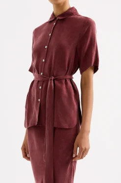 NUDE LUCY Devin Tencel Shirt