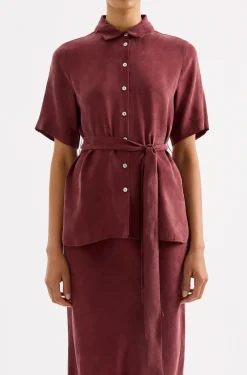 NUDE LUCY Devin Tencel Shirt