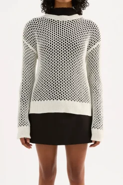 NUDE LUCY Garcia Crochet Knit SALT