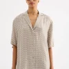 NUDE LUCY Moneta Cupro Shirt