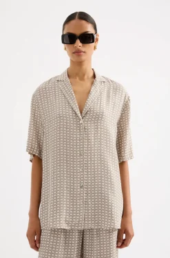 NUDE LUCY Moneta Cupro Shirt