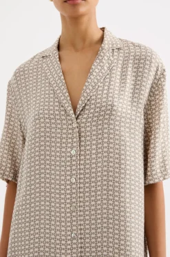 NUDE LUCY Moneta Cupro Shirt