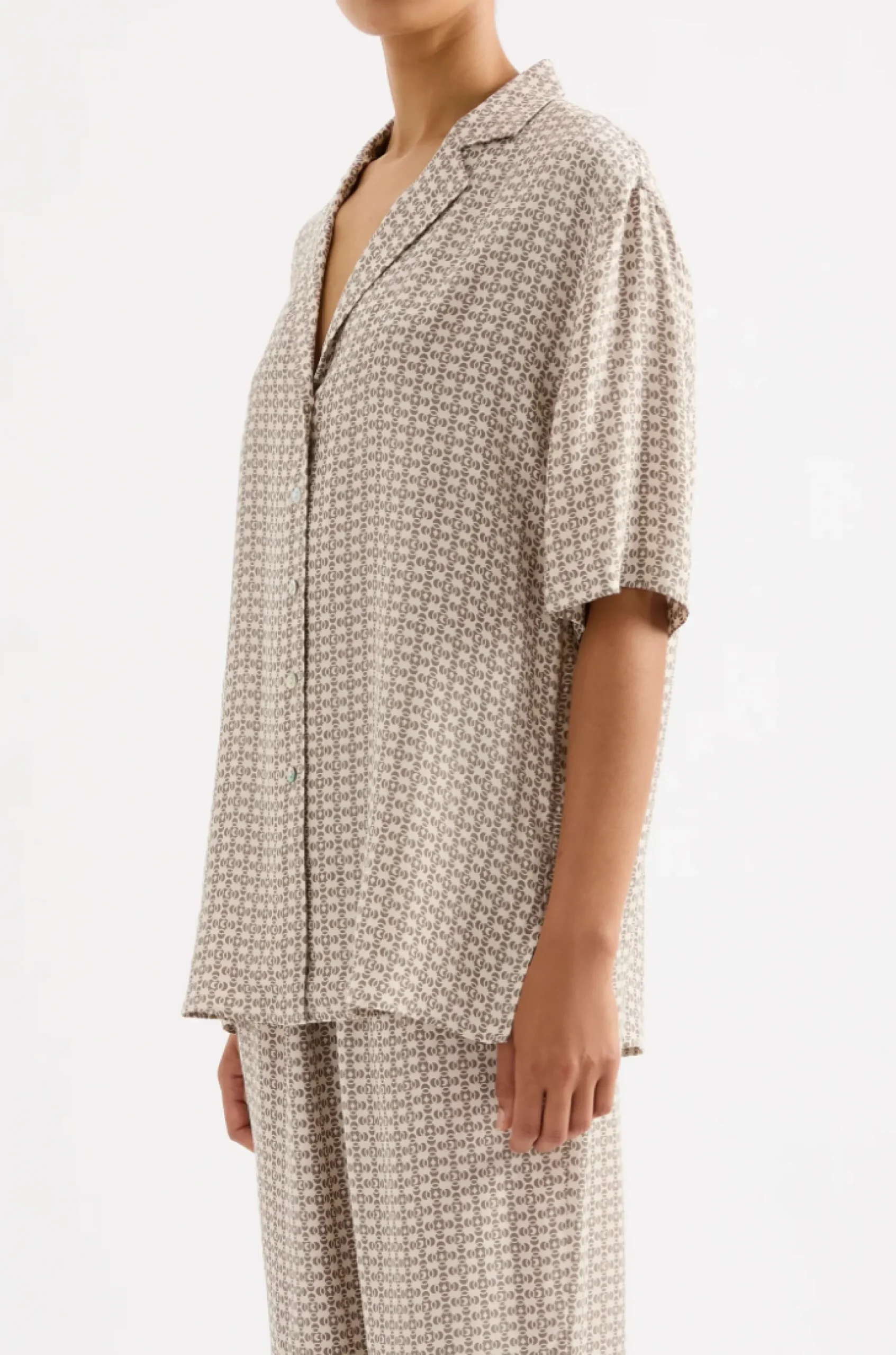 NUDE LUCY Moneta Cupro Shirt
