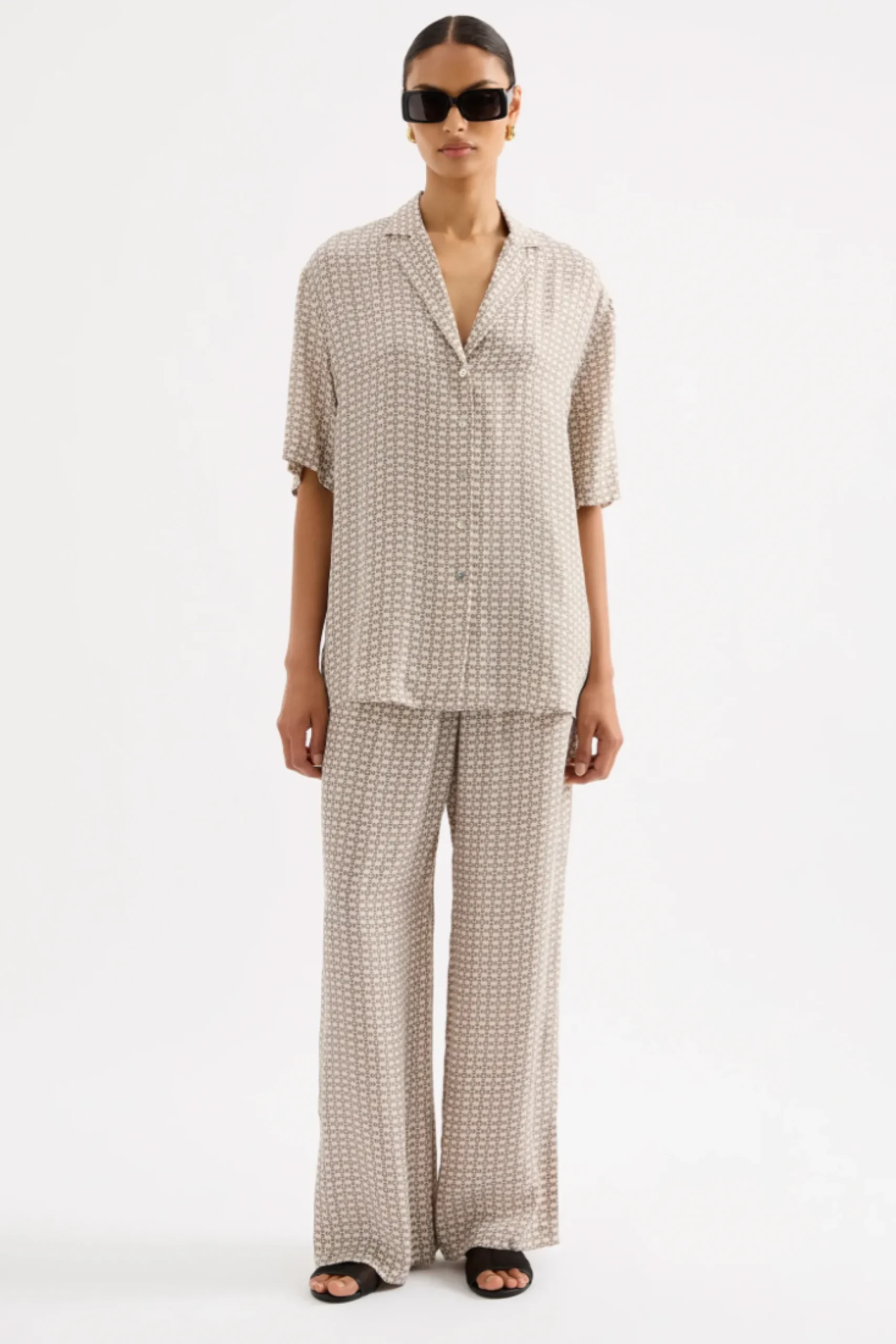NUDE LUCY Moneta Cupro Shirt