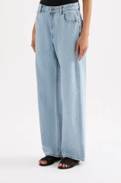 Nude Lucy Organic Baggy Jean 9O'S BLUE