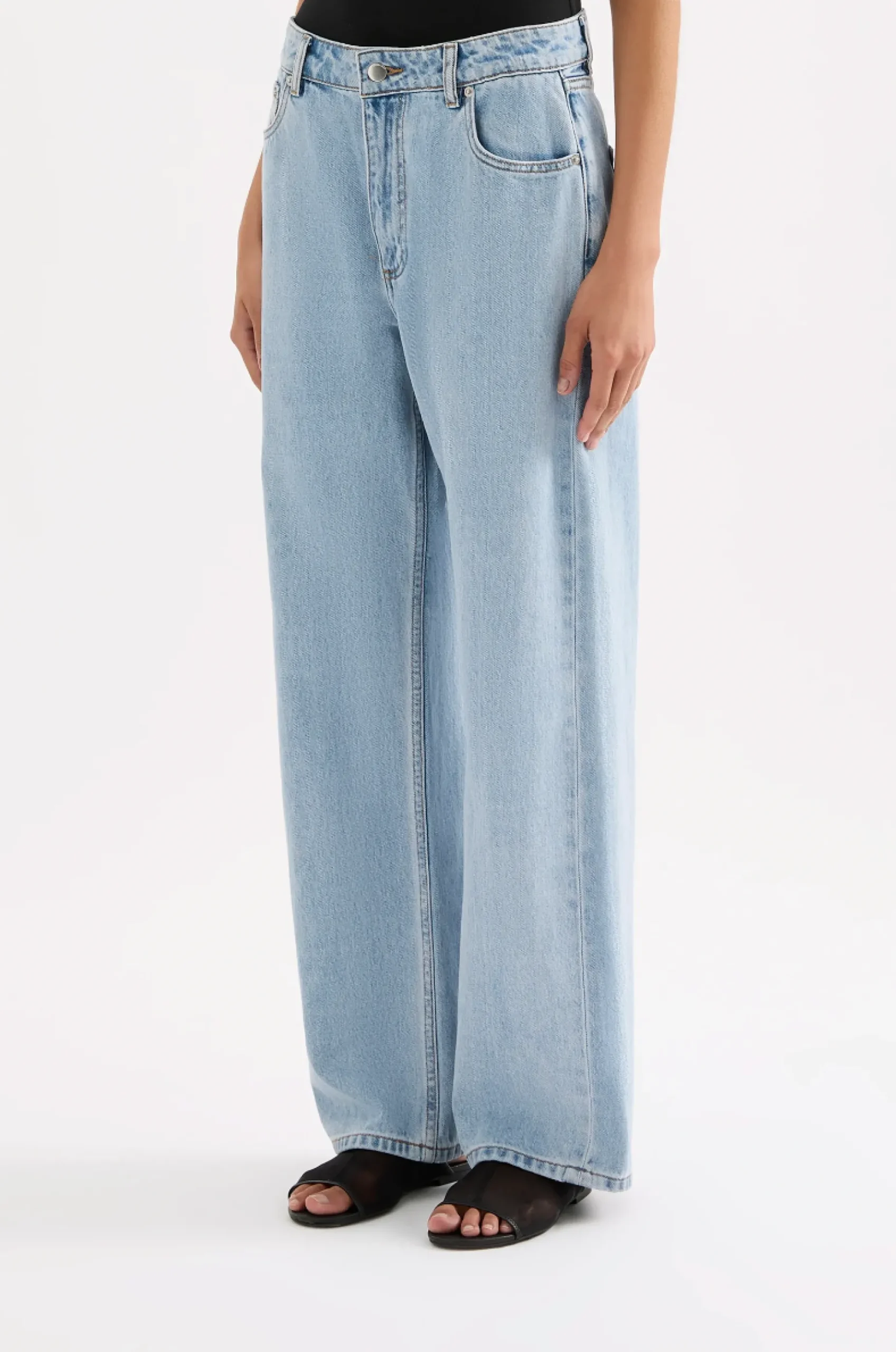 Nude Lucy Organic Baggy Jean 9O'S BLUE