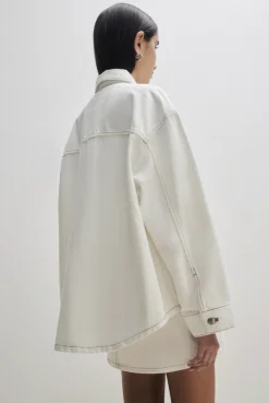 Nude Lucy Organic Denim Overshirt SALT