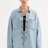 Nude Lucy Organic Denim Overshirt 90'S BLUE WASH