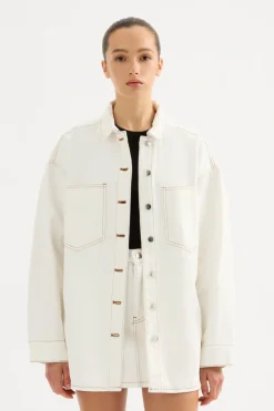Nude Lucy Organic Denim Overshirt SALT