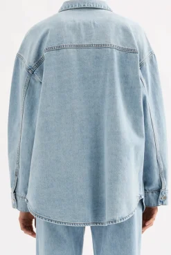 Nude Lucy Organic Denim Overshirt 90'S BLUE WASH