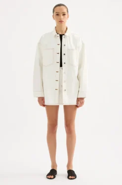 Nude Lucy Organic Denim Overshirt SALT