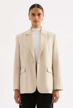 NUDE LUCY Orla Blazer STONE