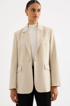 NUDE LUCY Orla Blazer STONE